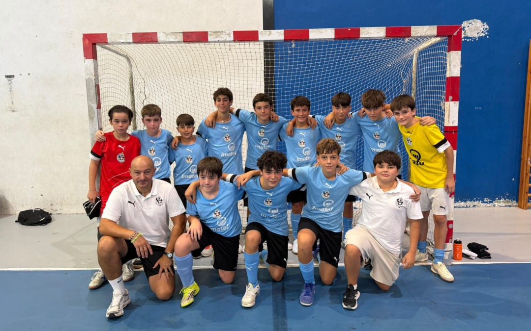 ¡Arranca la temporada! Primer partido y victoria del Infantil de Fútbol Sala del Antiguoko